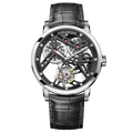 AGELOCER Original Tourbillon Watch Men's Business Formal Luxury Skeleton Manual Mechanical Watch Birthday Gift for Men