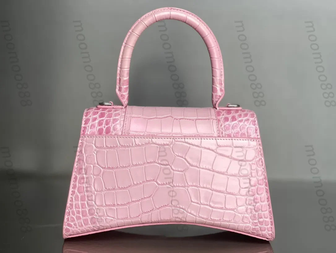 12A All-New Mirror Quality Designer Small Hourgalss Bags Womens Luxurys Genuine Leather Handbags Flap Gold Bag Purse Crossbody B