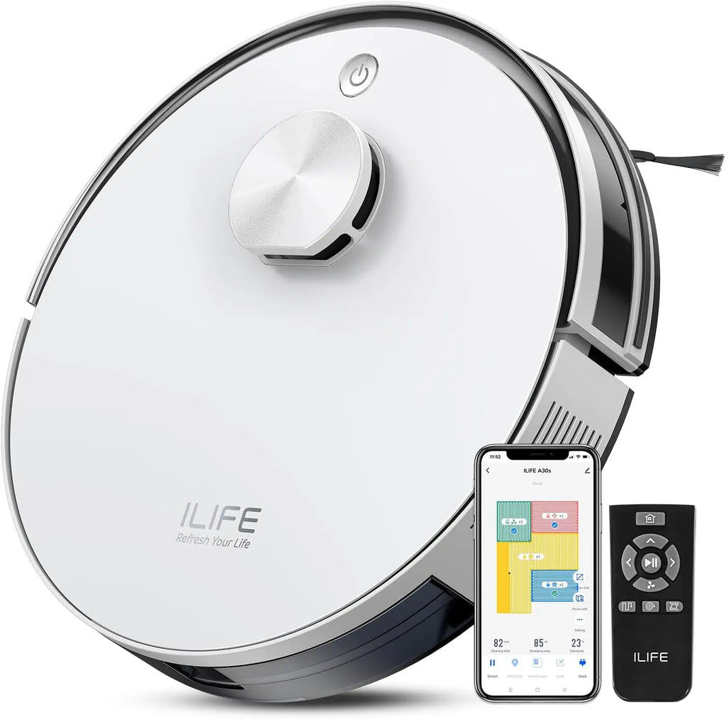 Robot Vacuum with Lidar Navigation, 10000Pa Suction, WiFi/Alexa Control for Hard Floors, Carpets & Pet Hair