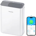 Smart Air Purifier for Large Rooms with PM2.5 Sensor, Washable Filter, App Control, and Pet Lock