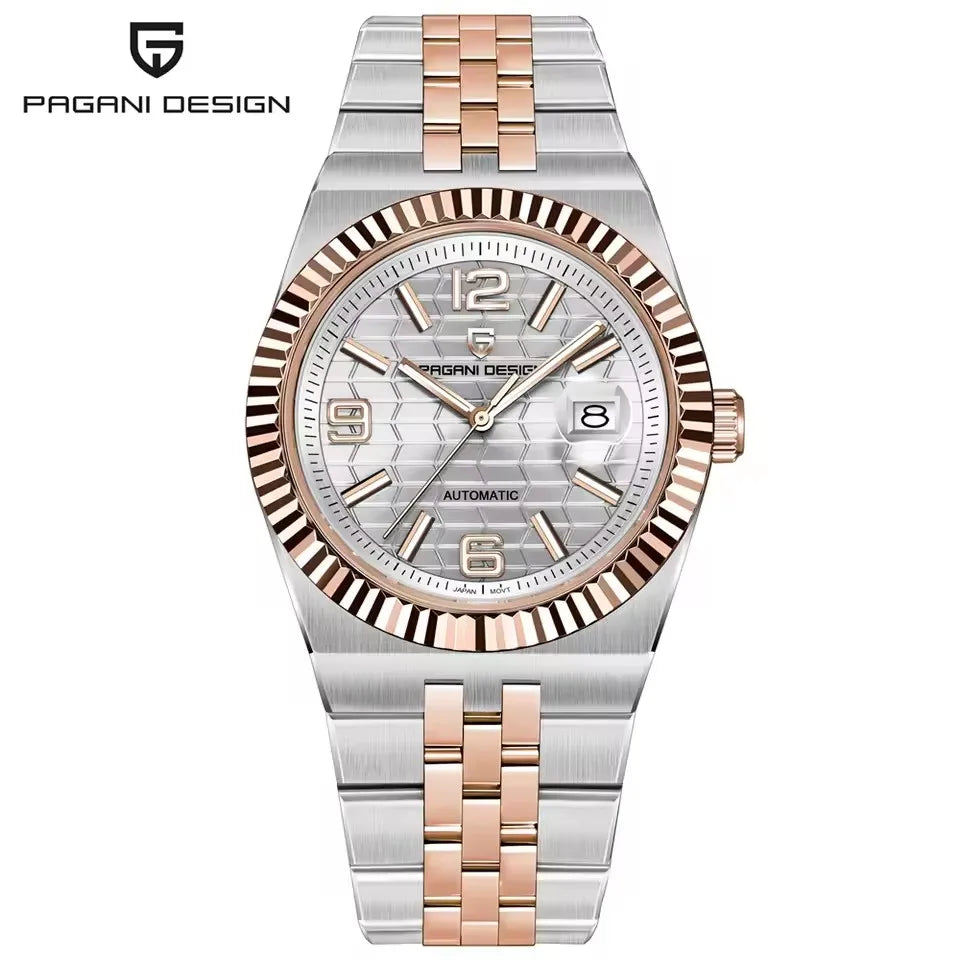 2026 PAGANI DESIGN New 3D Rhombus 40mm Dial Watch Luxury Mechanical Japan Movt Man watch Sapphire Waterproof All Steel Men watch