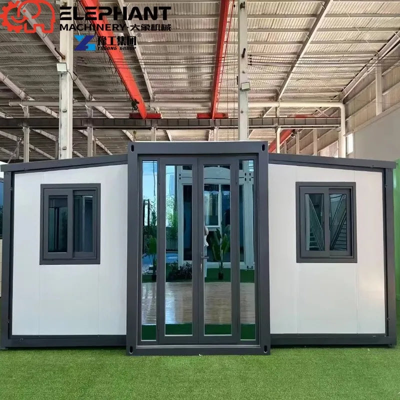 Foldable Expandable Container House 20ft Prefabricated Modular Tiny Home Custom Villa Design