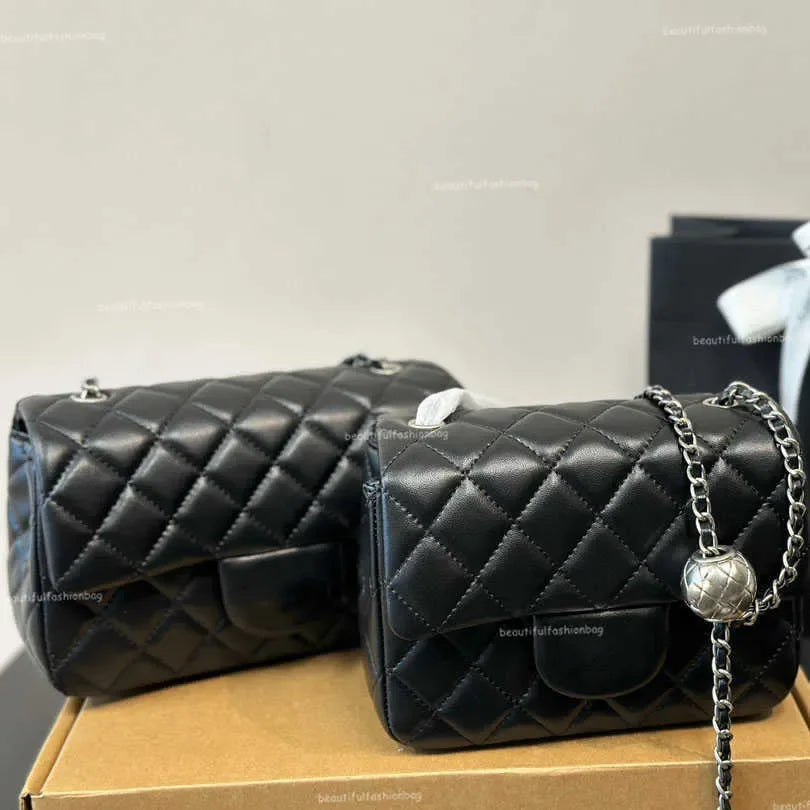 New 2025 Color Designer Shopping Crossbody Diamond Lattice Soft Shoulder Bag Gold Ball Woc Chain Flap Leather Cowhide Hasp Belts