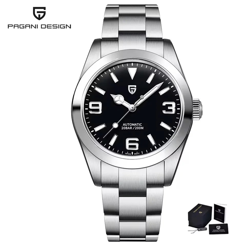 PAGANI DESIGN 40MM Air king Luxury Men Mechanical Watch Top Brand Fashion Sport Watch Japan movement Automatic Watches for men
