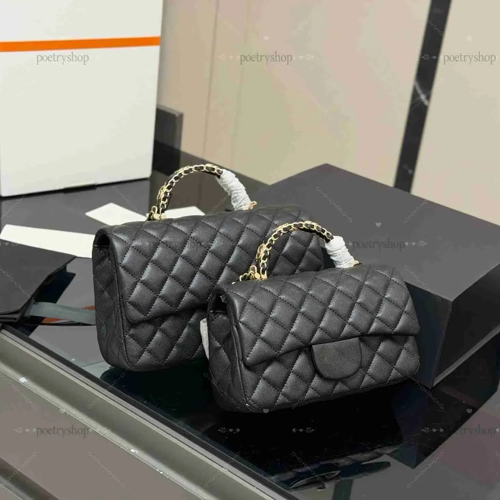 Gold Ball Woc Chain Flap soft lambskin Leather Top Shoulder Bag Handbag mini purse Turn Lock Crossbody Bag Fashion Tote Bags