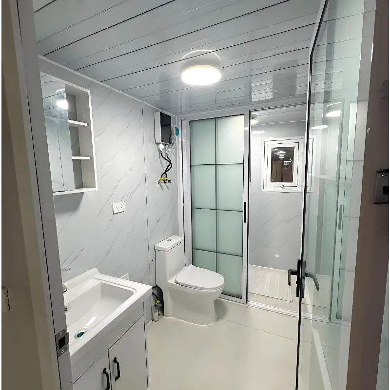 Woodgrain 20ft 40ft New Design Waterproof Prefab Expandable Container House 2 3 4 5 Bedroom Prefabricated Villa Mobile Home