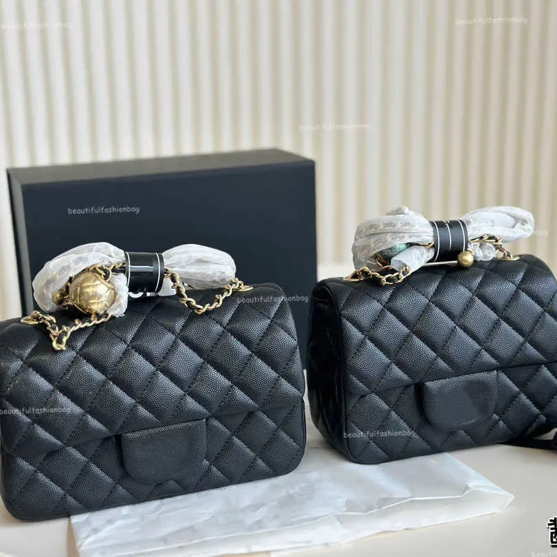 New 2025 Color Designer Shopping Crossbody Diamond Lattice Soft Shoulder Bag Gold Ball Woc Chain Flap Leather Cowhide Hasp Belts