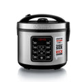 5 Qt Rice Cooker with Digital Controls, 20 Cup Cooked, 10 Cup Uncooked, Nonstick Pot, Steam Tray, Delay Timer, Keep Warm